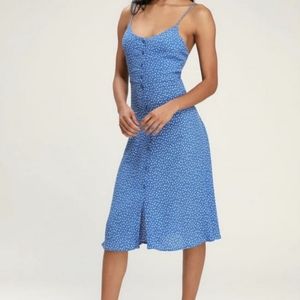 Rolla's button up midi dress